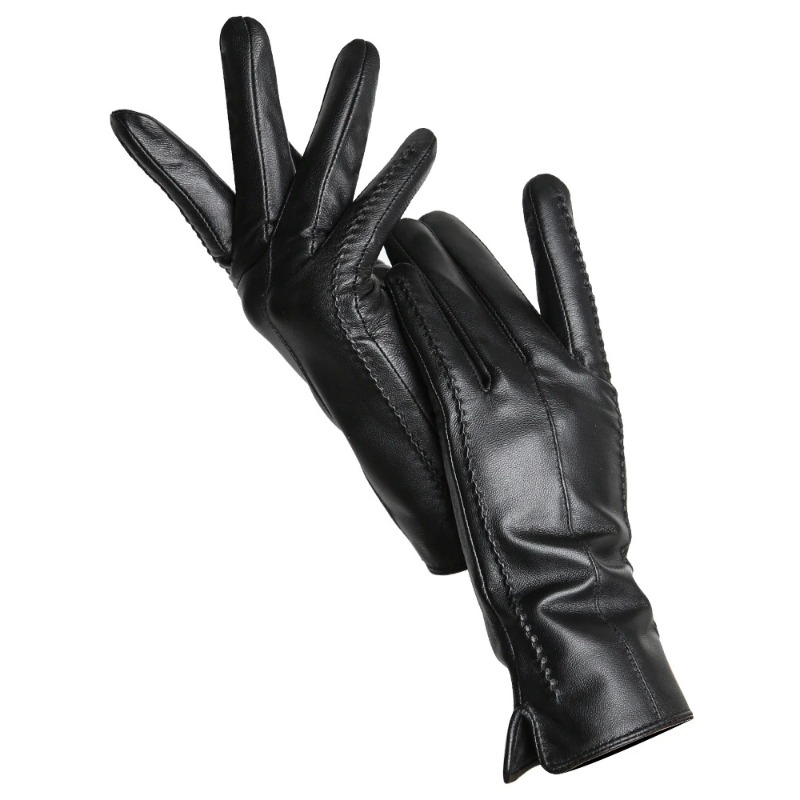 Leather Driving Glove - Dameshandschoenen van schapenvacht Winter Warm Plus