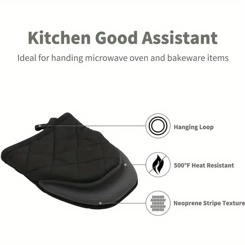 Ovenwanten 500 ° F hittebesten - Oven Mitt Silicone recensie en prijs