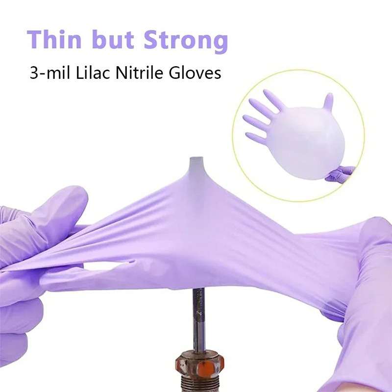 50/100 Stuks Paarse Nitril Han - Exam Glove Nitrile recensie en prijs
