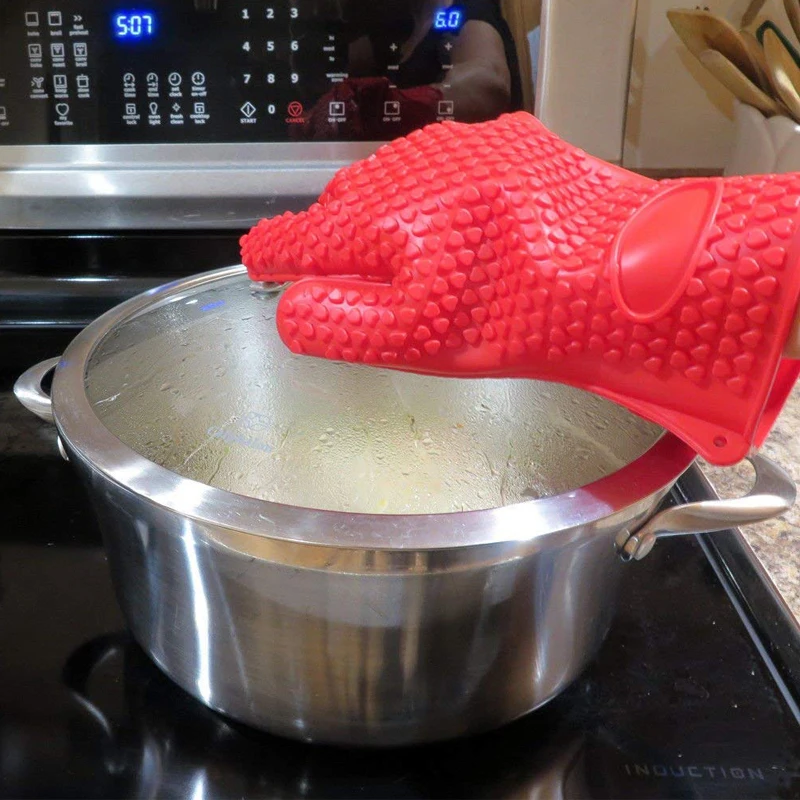 BBQ siliconen grillhandschoene - Oven Mitt Silicone recensie en prijs