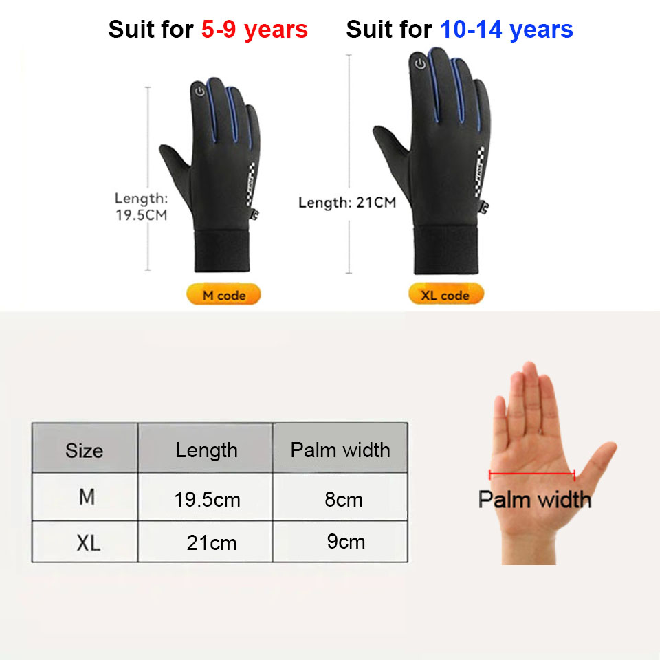 GTUBIKE Kinderhandschoenen Tou - Ski Glove Waterproof recensie en prijs