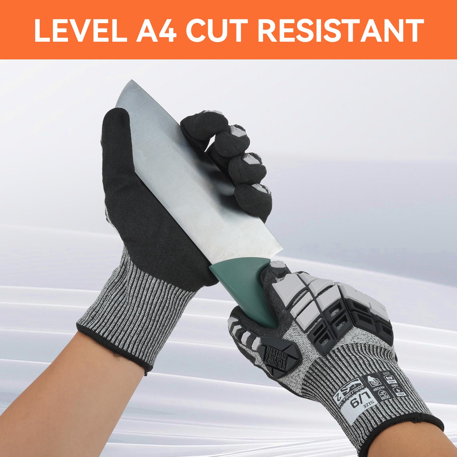 Anti-impact handschoenen met s - Work Glove Impact recensie en prijs